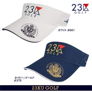 23区GOLF BIGロゴメッシュバイザー