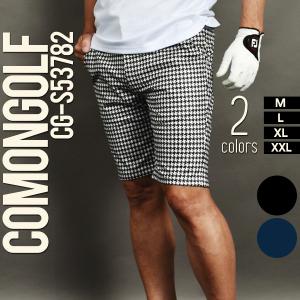 NEW BALANCE GOLF ニューバランス シアサッカー ハーフパンツ ネイビー