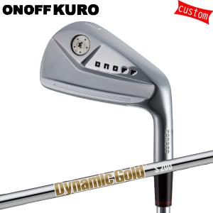 カスタム 24モデル ONOFF KURO アイアンセット ダイナミックゴールド ヒートトランスファ 特注  オーダーカスタム品 黒オノフ 通常グリップ｜golfya72