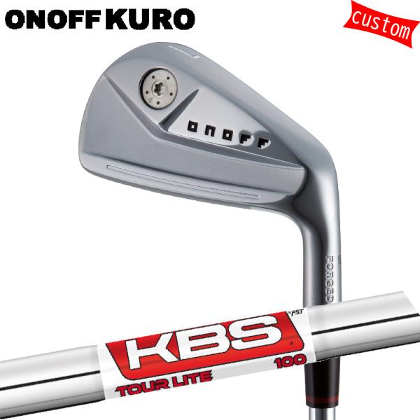 カスタム 24モデル ONOFF KURO アイアンセット KBS TOUR LITE 特注  オー...