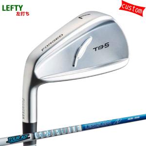 ゴルフクラブ 23モデル レフティーモデル カスタム フォーティーンアイアン TB-5 FORGED FOURTEEN GOLF  TOUR AD AD-50 ブルー グラファイトデザイン｜golfya72