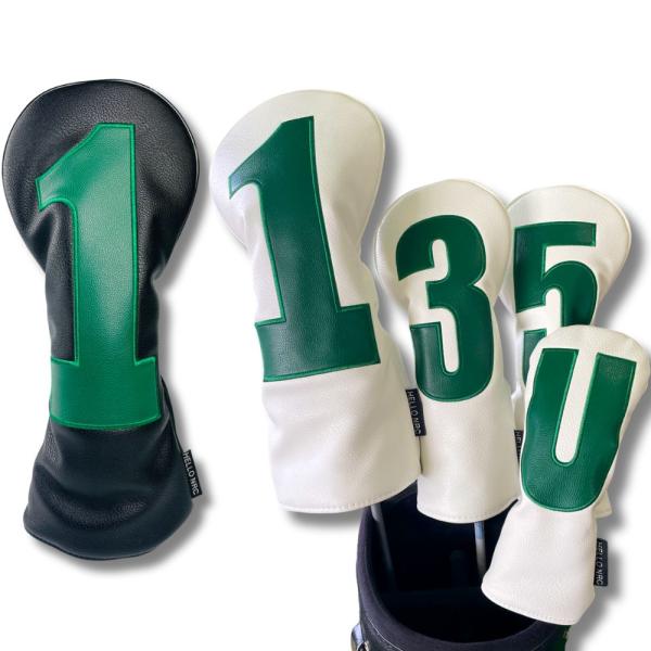 ヘッドカバー ゴルフ おしゃれ で かっこいい ビックナンバー ゴルフヘッドカバー　 ドライバー フ...