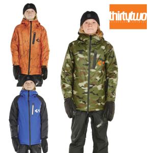 子供用 サーティーツー ジャケット THIRTYTWO YOUTH GRASSER JACKET 22-23 KIDSアウター スノーボード ウェアー スノボ｜golgoda