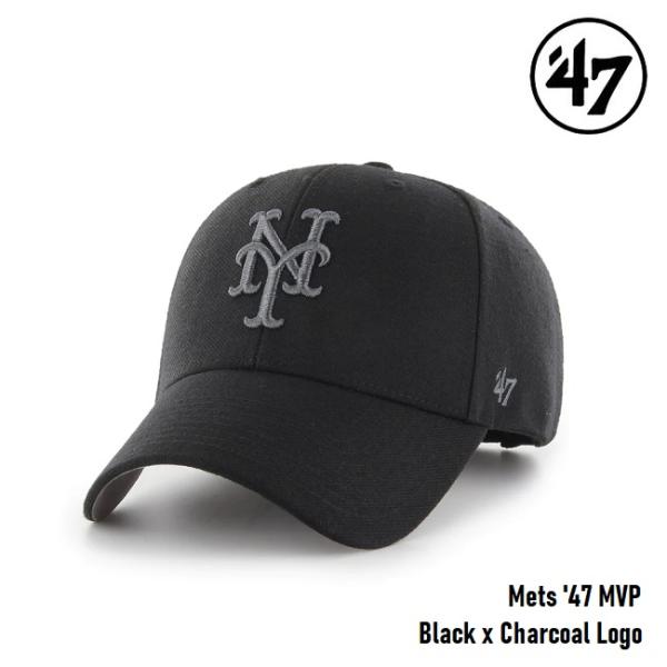 47 キャップ  &apos;47 Brand フォーティセブン MVP Mets Black x Charc...