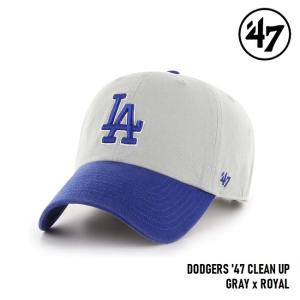 キャップ フォーティセブン '47 Dodgers CLEAN UP Gray x Royal MLB CAP ドジャース クリーンナップ メジャーリーグ｜golgoda