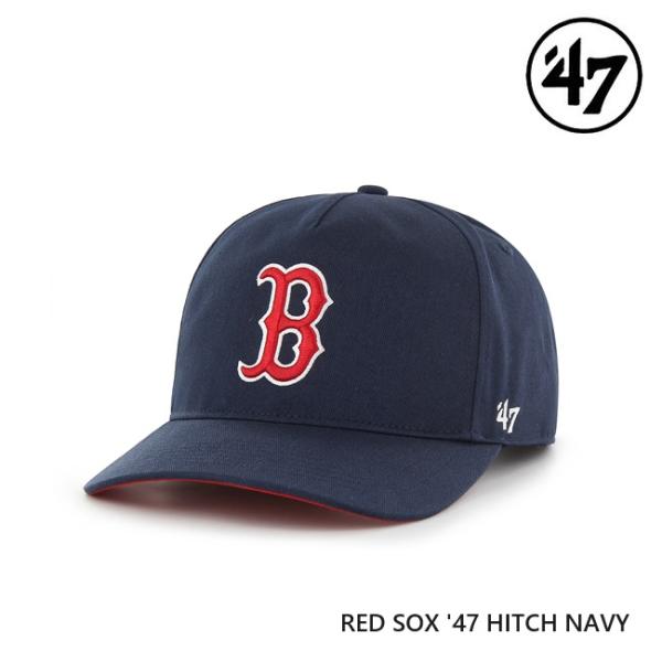 キャップ フォーティセブン &apos;47 HITCH Red Sox Basic Navy MLB CAP...