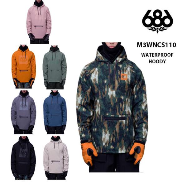 撥水パーカー 686 SIX EIGHT SIX WATERPROOF HOODY 23-24 ME...