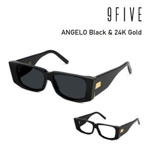 サングラス 9five ナインファイブ ANGELO Black & 24K Gold アンジェロ スクエアフレーム スケート HIP HOP界やNBAからも支持｜golgoda