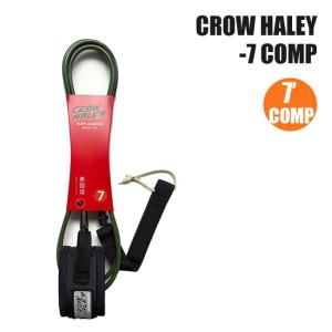 リーシュコード CROW HALEY クロウ ハーレー リーシュ 7 COMP (Olive Green) ショートボード ファンボード用 サーフィン｜golgoda