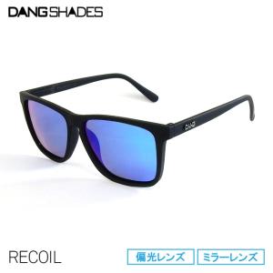 サングラス DANG SHADES ダン・シェイディーズ RECOIL / Black Soft x Green Mirror Polarized(vidg00378)｜golgoda