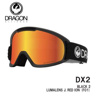 ドラゴン ゴーグル DRAGON DX2 BLACK 2/LL J.RED ION (F01) 23-24 JAPAN FIT 国内正規品 スノボ スキーの商品画像