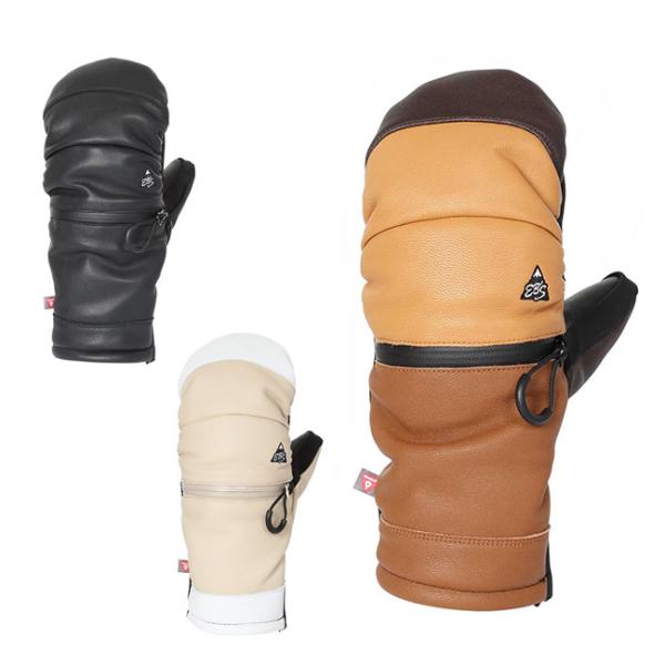 エビス eb's アルマジップ ARMA ZIP 5本指インナー ミトン スノーグローブ メンズ レ...