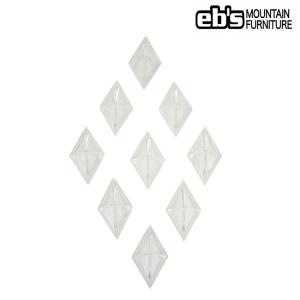 デッキパッド eb's エビス CLEAR DIAMOND (クリア・ダイアモンド) 安心のグリップ性能 スノーボード スノボ スノボー｜golgoda
