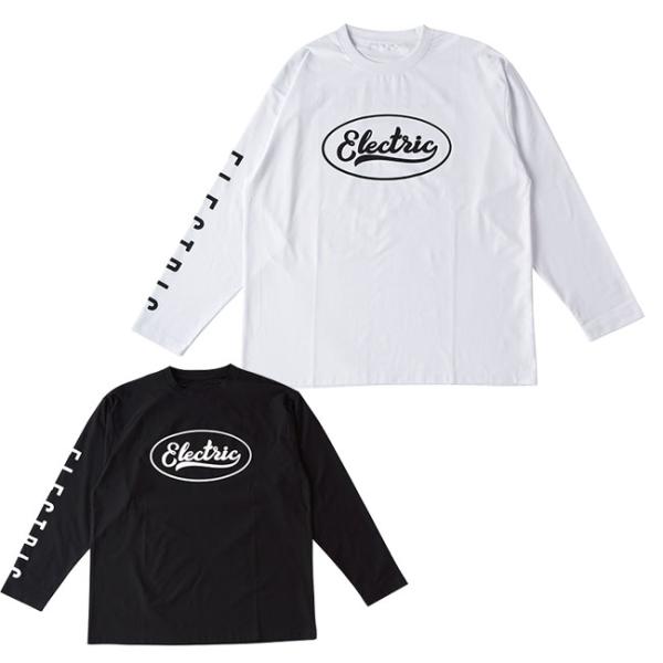 UV カット ドライ素材 ELECTRIC エレクトリック SCRIPT DRY L/S TEE ロ...