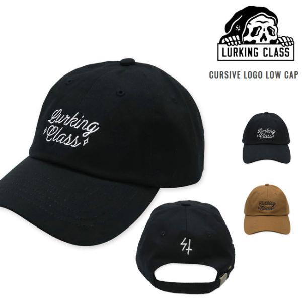 キャップ ラーキングクラス LURKING CLASS CURSIVE LOGO LOW CAP メ...