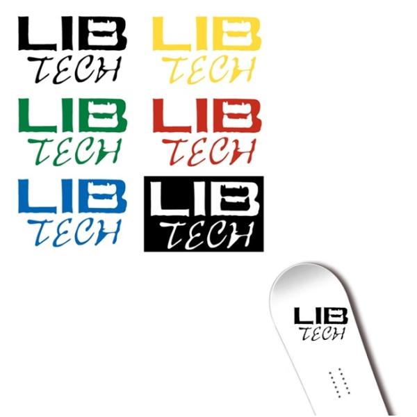 ステッカー LIBTECH / DIE CUT STICKER (19.5x12cm) リブテック ...