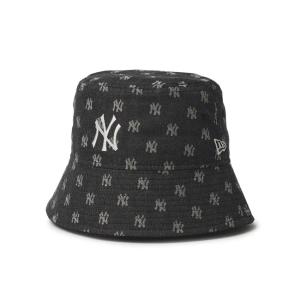 ニューエラ ハット NEW ERA Bucket-01 Sailor Brim Jacquard Yankees ブラック/クローム ヤンキース バケハ 春 夏 秋 冬