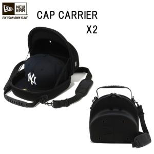 NEWERA ニューエラ CAP CARRIER BLACK キャップキャリア 2つ用 帽子を型くずれさせること無く保管・持ち運びできるキャリーバッ｜golgoda