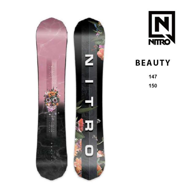 ナイトロ スノーボード NITRO BEAUTY ビューティー 23-24 板 レディース パーク ...