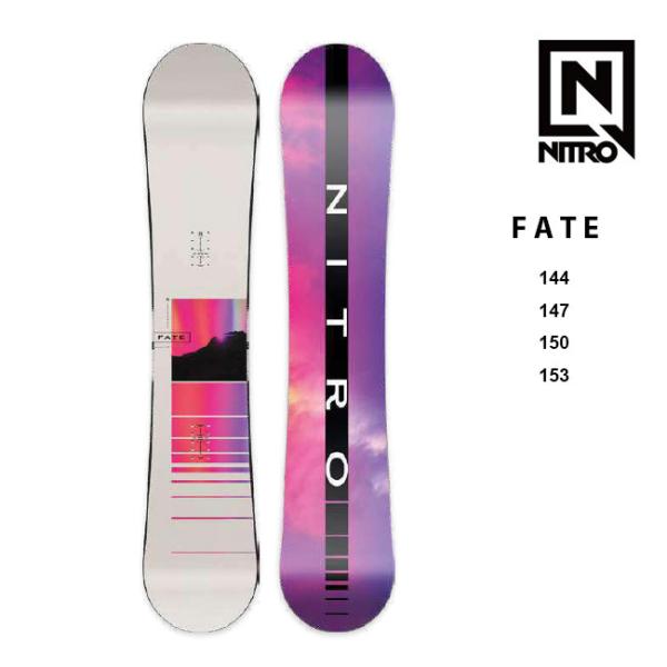 ナイトロ スノーボード NITRO SNOWBOARD FATE フェイト 23-24 CAM-OU...