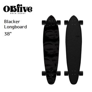 サーフスケート OBFIVE オービーファイブ BLACKER LONGBOARD 38 クルーザー ロングスケートボード コンプリート サーフィン｜golgoda