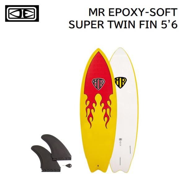 ソフトボード OCEAN&amp;EARTH MR EPOXY-SOFT SUPER TWIN FIN 5&apos;...