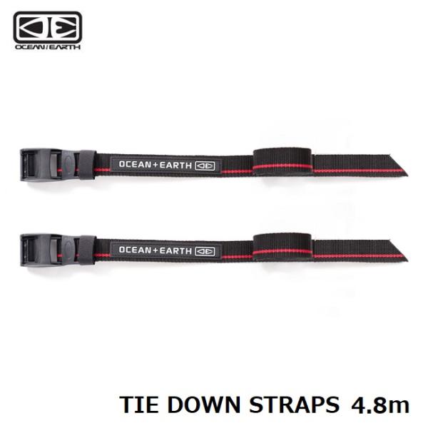 サーフボードラック OCEAN&amp;EARTH TIE DOWN STRAPS 4.8m オーシャンドア...