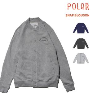 トレーナー ポーラー POLer SNAP BLOUSON スウェット