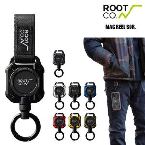 ROOT CO. ルート コー カラビナリール GRAVITY MAG REEL SQR. マグネット内蔵コードリールギアホルダー 春夏 秋冬｜GOLGODAヤフーショップ