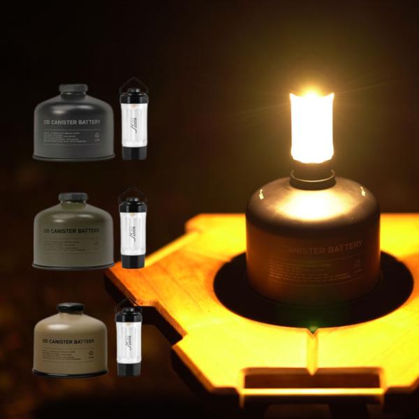 ROOT CO. LEDランタン PLAY OD CANISTER BATTERY×LED MINI...