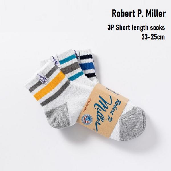 靴下 Robert P. Miller 3P Short length socks 23-25cm ...