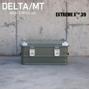 アルミ コンテナボックス DELTA / MT Extreme X 39 / ダークグリーン キャンプ アウトドア インテリア 収納｜golgoda