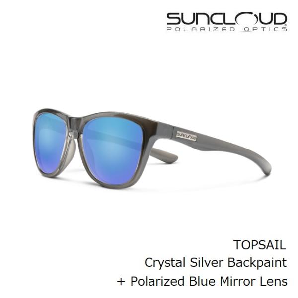 サングラス サンクラウド SUNCLOUD TOPSAIL / CRYSTAL SILVER BAC...