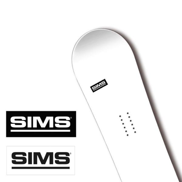 ステッカー SIMS BOX LOGO STICKER S シムス スノーボード