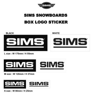 ステッカー SIMS BOX LOGO STI...の詳細画像2