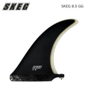 サーフィン フィン SKEG ORIGINAL FIN GG SPEEDRER 8.5 (BLK/CLR) シングルフィン センターフィン ロングボード ミッドレングス｜golgoda