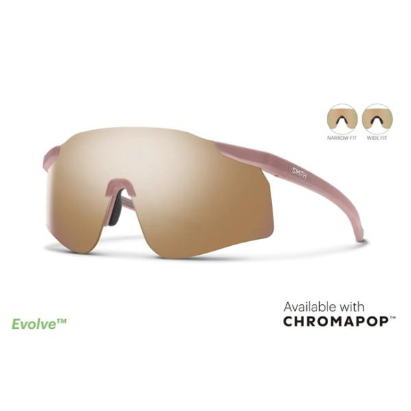 サングラス スミス SMITH Defy Matte Chalk Rose / CP Rose Go...