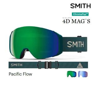 ゴーグル スミス SMITH 4D MAG S/PACIFIC FLOW 23-24 フォーディーマグエス JAPAN FIT アジアンフィット レディース キッズ スノーボード スキーの商品画像