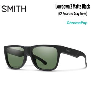 サングラス スミス SMITH Lowdown 2 Matte Black (CP Polarized Gray Green) ローダウン2 偏光レンズ｜golgoda