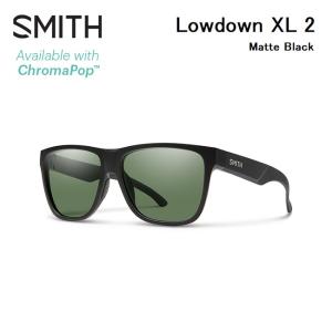 サングラス スミス SMITH Lowdown XL 2 Matte Black (ChromaPop Polarized Gray Green) ローダウン XL 2 クロマポップ 偏光レン｜golgoda