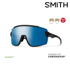 サングラス スミス SMITH Wildcat Matte Black (CP Polarized Blue Mirror & Clear) ワイルドキャット 偏光レンズ ASIA FIT 登山 トレッキング｜golgoda