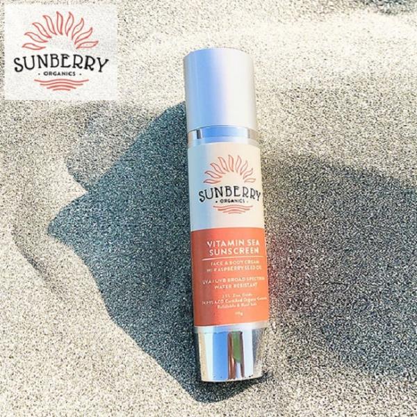 日焼け止め SUNBERRY Organics Vitamin Sea Sunscreen サンベリ...