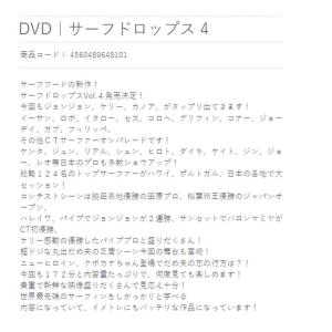サーフィン DVD サーフドロップス Vol....の詳細画像1