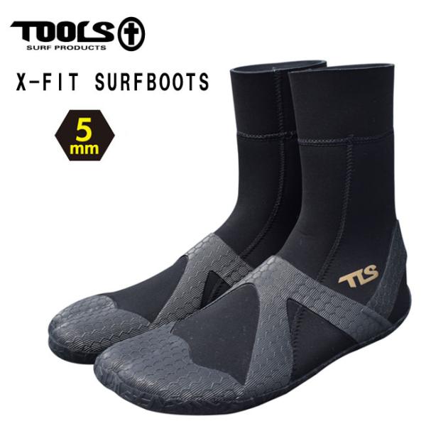 冬用 サーフブーツ TOOLS X-FIT SURFBOOTS 5mm サーフィン 冬用 メンズ レ...