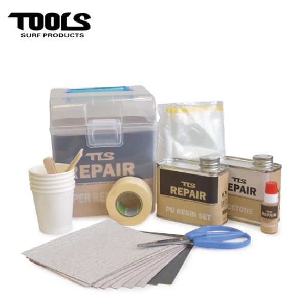 リペアーグッズ TOOLS TLS SUPER REPAIR KIT ツールス サーフボード修理 サ...