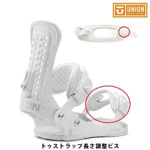 UNION BINDING パーツ・ トゥストラップ長さ調整ビス/C WHITE 即納