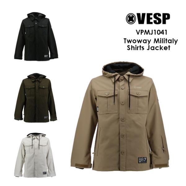 べスプ VESP TWOWAY MILITALY SHIRTS JACKET VPMJ1041 23...