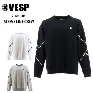 べスプ トレーナー VESP SLEEVE LINE CREW(VPMS1008) 21-22 スエット