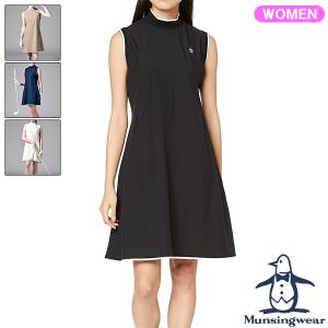 マンシングウェア レディース 2WAYストレッチモックネックワンピース