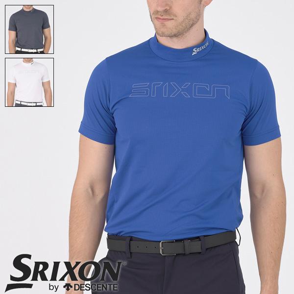 スリクソンバイデサント メンズ 松山プロ/星野プロ共同開発 ロゴデザインモックネックシャツ 2024...